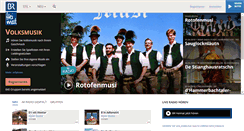 Desktop Screenshot of br-volksmusikplattform.de